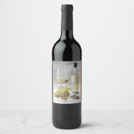 Wein Sommelier Wein Lover Flasche Traubendesign Weinetikett