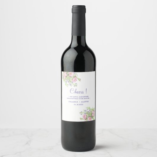 Wein & Sparkling Weinflaschen Etikett (Vorderseite)