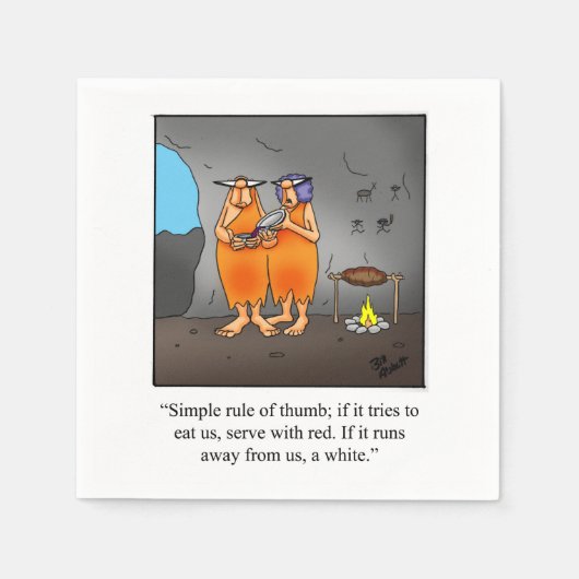 Wein Spaß Cocktail Party Napkins Serviette (Vorderseite)