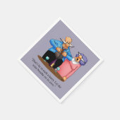 Wein Spaß Cocktail Party Napkins Serviette (Ecke)