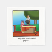 Wein Spaß Cocktail Party Napkins Serviette (Vorderseite)