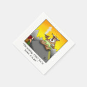 Wein Spaß Cocktail Party Napkins Serviette (Ecke)