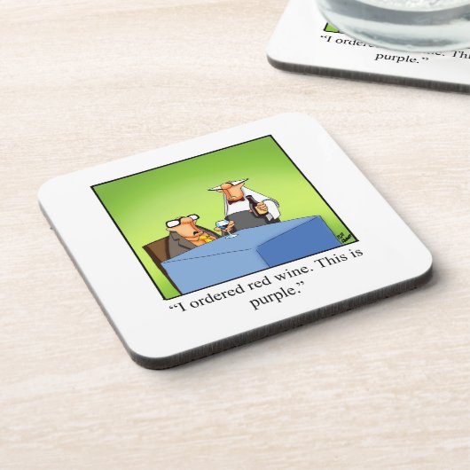 Wein Spaß Untersetzer Set (Linke Seite)