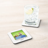 Wein Spaß Untersetzer Set (Rechte Seite)