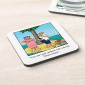 Wein Spaß Untersetzer Set (Linke Seite)