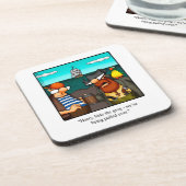 Wein Spaß Untersetzer Set (Linke Seite)