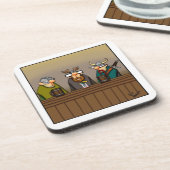 Wein Spaß Untersetzer Set (Linke Seite)