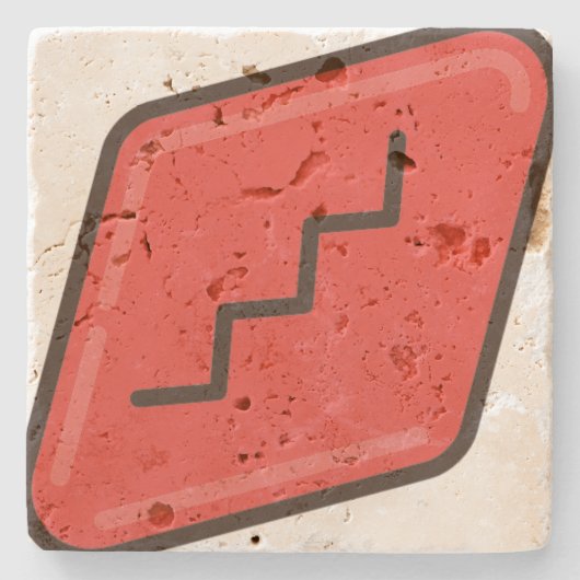 Wein Steinuntersetzer (Vorderseite)