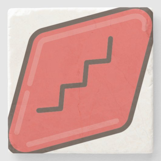 Wein Steinuntersetzer (Vorderseite)