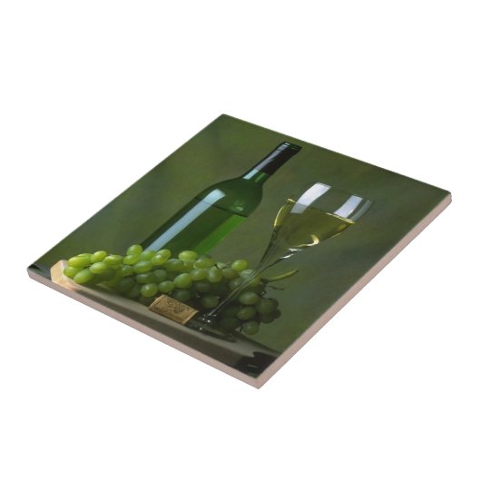 Wein-Stillleben-Fliese Trivet Fliese (Seite)