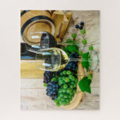 Wein-Stillleben Puzzle (Vertikal)