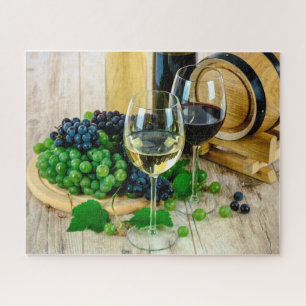 Wein-Stillleben Puzzle