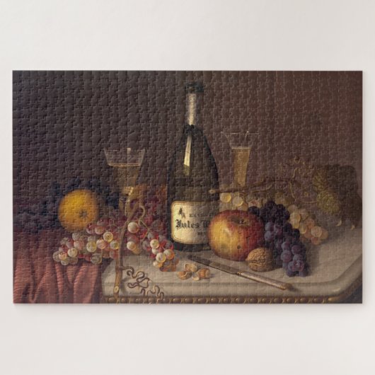 Wein-Stillleben Puzzle (Horizontal)