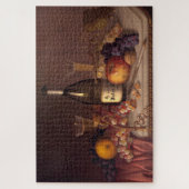 Wein-Stillleben Puzzle (Vertikal)