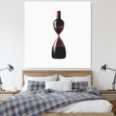 Wein-Stundenglas-Leinwandkunst Leinwanddruck (Insitu (Schlafzimmer))