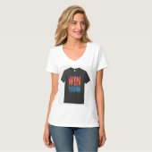 Wein T-Shirt (Vorderseite Vollansicht)