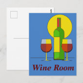 Wein, Text bearbeiten Postkarte (Vorne/Hinten)