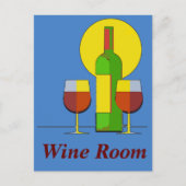 Wein, Text bearbeiten Postkarte (Vorderseite)