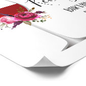 Wein Thema, Erwachsenes Party, Begrüßungszeichen Poster (Ecke)