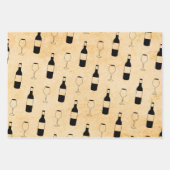 Wein Thema Umhüllungspapier - Wein Lover Geschenkp Geschenkpapier Set (Vorderseite 2)
