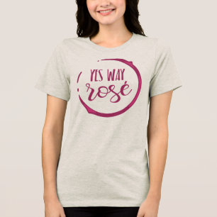 Wein-Themen-Junggesellinnen-Abschiedsparty-Gruppe Tri-Blend Shirt