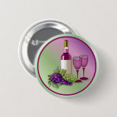 Wein & Trauben Toast Button (Vorne & Hinten)