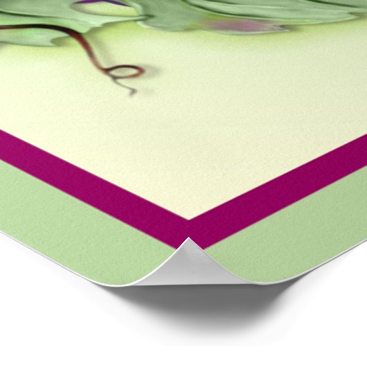 Wein & Trauben Toast Poster (Ecke)