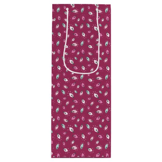 Wein Twinkle Lights Weinbeutel Geschenktüte Für Weinflaschen (Vorderseite)