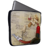 Wein-u. Konstitutions-Laptop-Hülse! Laptopschutzhülle (Vorne Rechts)