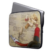 Wein-u. Konstitutions-Laptop-Hülse! Laptopschutzhülle (Vorderseite Links)