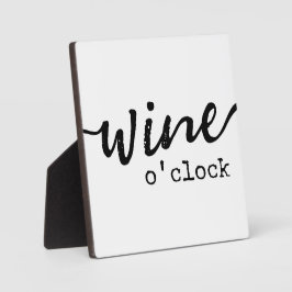 Wein um die Uhr | Bar Bauernhof Unterschrift Wein Fotoplatte