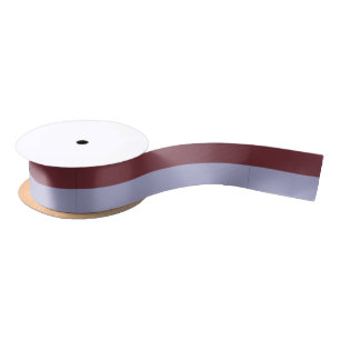 Wein und Blau-Graues Satin-Band Satinband