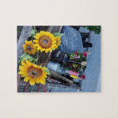 Wein- und Blumenrätsel Puzzle (Horizontal)