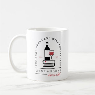 Wein- und Buchclub Dark Romance Ästhetik Leser Kaffeetasse