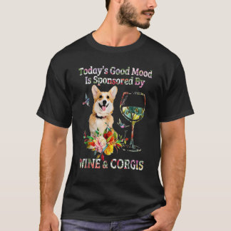 Wein Und Corgis T-Shirt