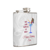 Wein und Glas von Mädchen Flachmann (Rechts)