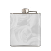 Wein und Glas von Mädchen Flachmann (Rückseite)