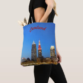 Wein und Gold Cleveland Tote Bag Tasche (Von Nahem)