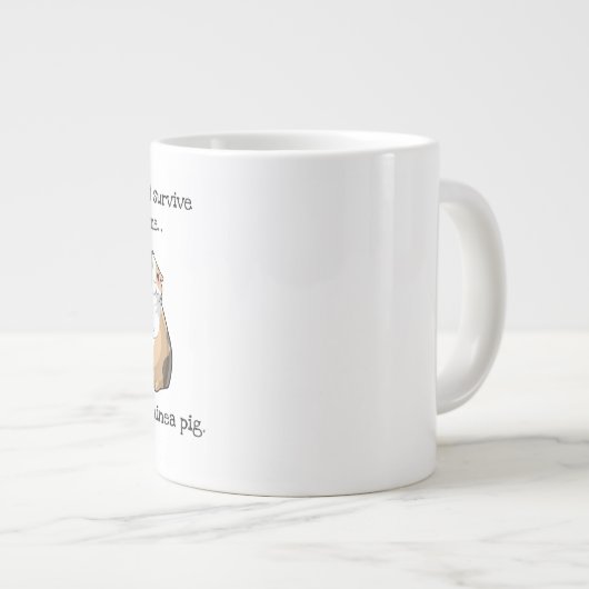 Wein und Guinea Schweine Tasse (Vorderseite Rechts)