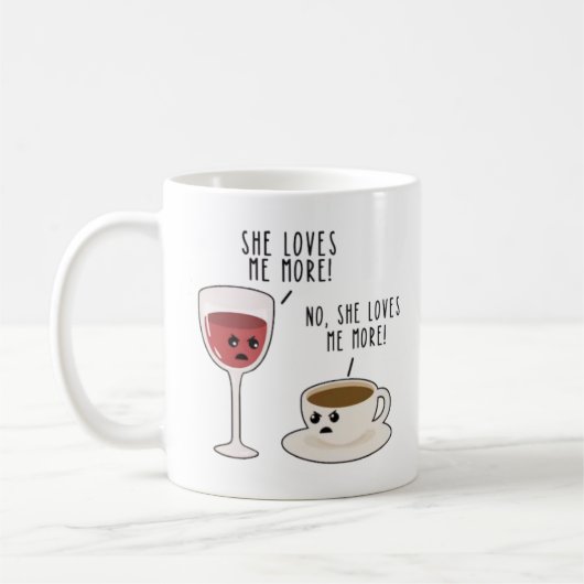 Wein und Kaffee Kaffee Zwei-Tone-Kaffee Kaffeetasse (Links)
