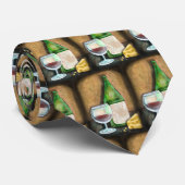 Wein und Käse für eine einsame Frau mittleren Alte Krawatte (Gerollt)