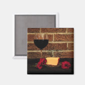 Wein und Käse Magnet (Vorderseite/Rückseite)