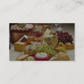 Wein- und Käse-Party Visitenkarte (Rückseite)