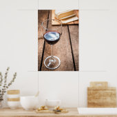 Wein und Käse Poster (Küche)