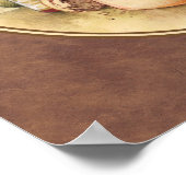 Wein und Käse Poster (Ecke)