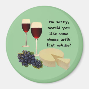 Wein-und Käse-Reihe Magnet