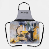Wein und Käse Schürze (Vorderseite)