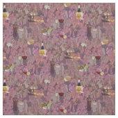 Wein und Käse Stoff (Muster)