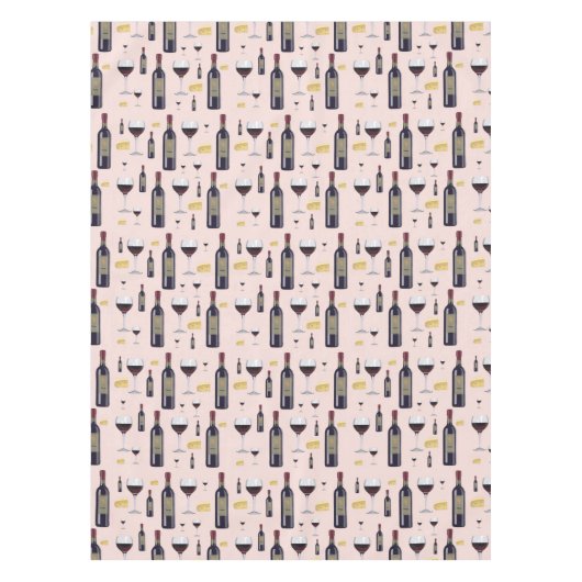 Wein und Käse Tischdecke (Vorderseite)