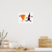 Wein- und Käseposter Poster (Küche)